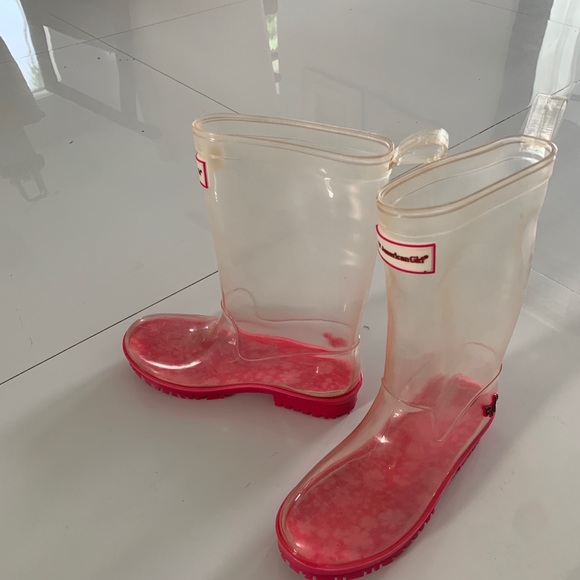 American Girl girls rain boots size 1, 2 - Picture 2 of 3